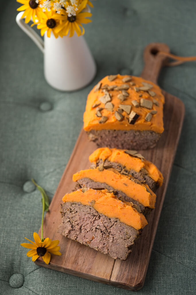 Pebbles’ Meatloaf Style Birthday Cake for Dogs [Recipe]